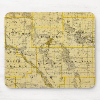 Alfombrilla De Ratón Mapa del condado de Jasper, estado de Iowa