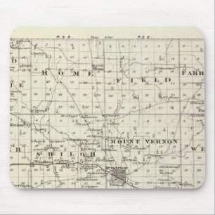 Alfombrilla De Ratón Mapa del condado de Jefferson