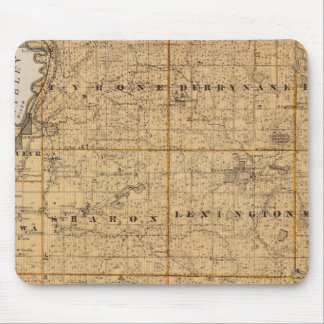Alfombrilla De Ratón Mapa del condado de Le Sueur, Minnesota