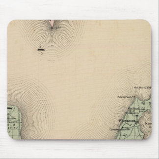 Alfombrilla De Ratón Mapa del condado de Leelanau, Michigan