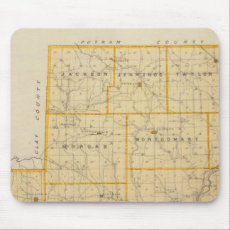Alfombrilla De Ratón Mapa del condado de Owen