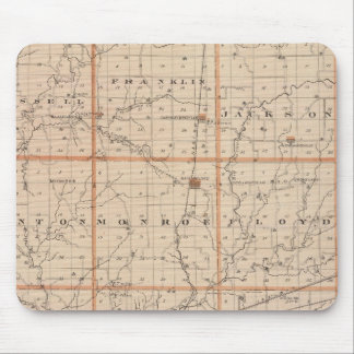 Alfombrilla De Ratón Mapa del condado de Putnam