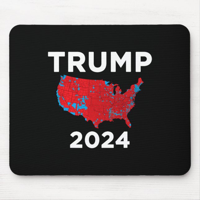 Alfombrilla De Ratón Mapa del Condado de Resultados de Elecciones Exact (Frente)