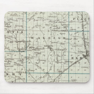 Alfombrilla De Ratón Mapa del condado de Saline