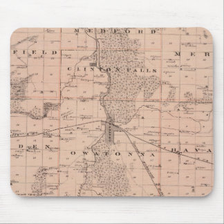 Alfombrilla De Ratón Mapa del condado de Steele, Minnesota
