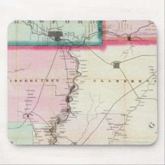 Alfombrilla De Ratón Mapa Del Distrito Petrolero De Pennsylvania