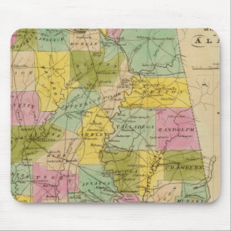 Alfombrilla De Ratón Mapa del estado de Alabama