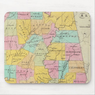 Alfombrilla De Ratón Mapa del estado de Alabama