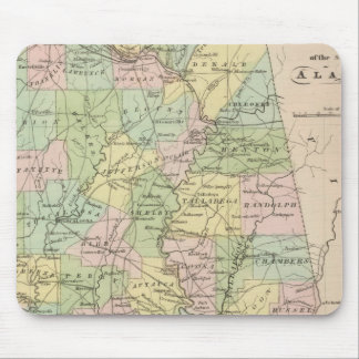 Alfombrilla De Ratón Mapa del estado de Alabama 2