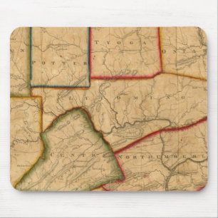 Alfombrilla De Ratón Mapa Del Estado De Pennsylvania
