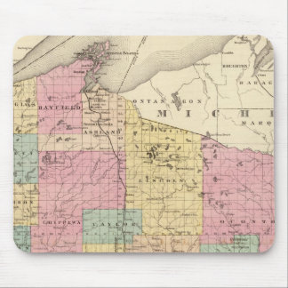 Alfombrilla De Ratón Mapa del estado de Wisconsin