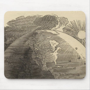 Alfombrilla De Ratón Mapa del hemisferio occidental de Goodrich