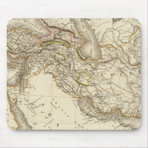 Alfombrilla De Ratón Mapa del hemisferio oriental mundial clásico