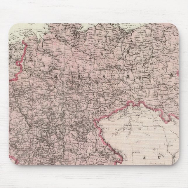 Alfombrilla De Ratón Mapa del Imperio Alemán (Frente)