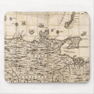 Alfombrilla De Ratón Mapa del Imperio Británico en Estados Unidos Hoja