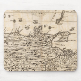 Alfombrilla De Ratón Mapa del Imperio Británico en Estados Unidos Hoja