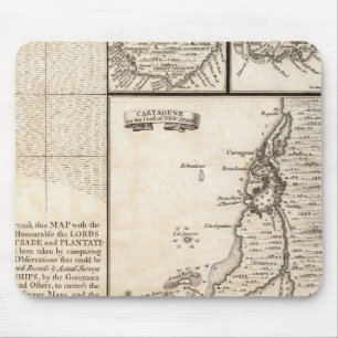 Alfombrilla De Ratón Mapa del Imperio Británico en Estados Unidos Hoja