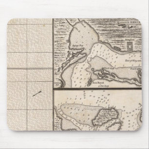 Alfombrilla De Ratón Mapa del Imperio Británico en Estados Unidos Hoja