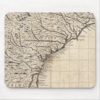 Alfombrilla De Ratón Mapa del Imperio Británico en Estados Unidos Hoja