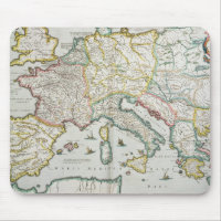 Mapa del imperio de Carlomagno