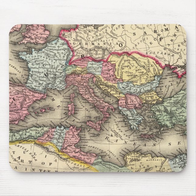 Alfombrilla De Ratón Mapa del Imperio Romano (Frente)
