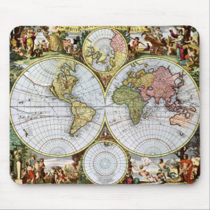 Alfombrilla De Ratón Mapa del mundo