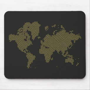 Alfombrilla De Ratón Mapa del mundo de Digitaces