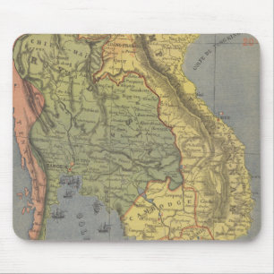 Alfombrilla De Ratón Mapa del Reino de Tailandia