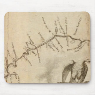 Alfombrilla De Ratón Mapa del río Misisipi