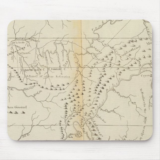 Alfombrilla De Ratón Mapa del Tennessee (Frente)