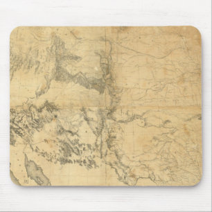 Alfombrilla De Ratón Mapa del Territorio de los Estados Unidos