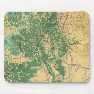 Alfombrilla De Ratón Mapa Económico de Colorado
