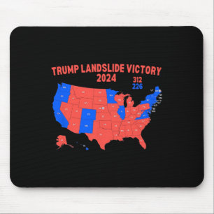 Alfombrilla De Ratón Mapa electoral de 2024 de Trump