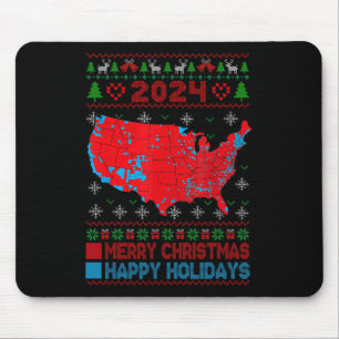 Alfombrilla De Ratón Mapa electoral de 2024: Navidades feos de Trump