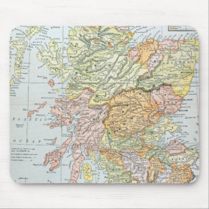 ALFOMBRILLA DE RATÓN MAPA: ESCOCIA