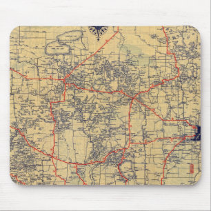 Alfombrilla De Ratón Mapa estándar de Minnesota