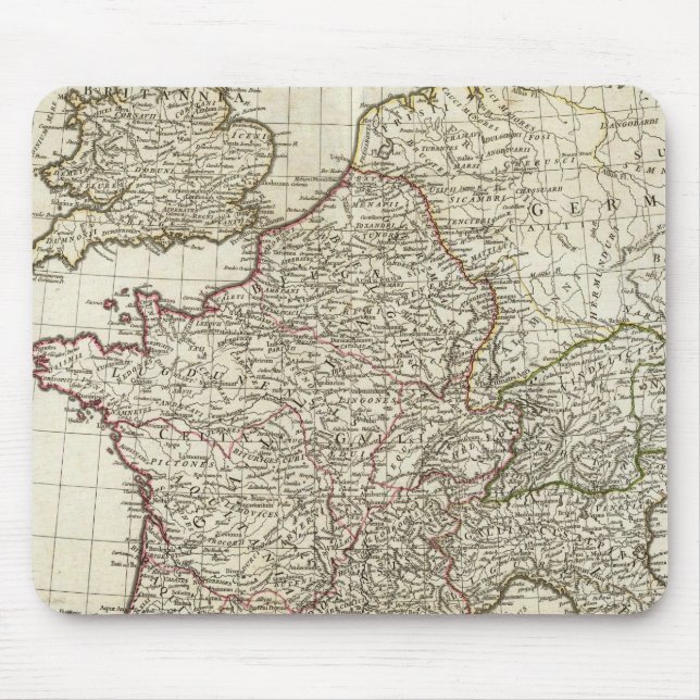 Alfombrilla De Ratón Mapa europeo clásico (Frente)