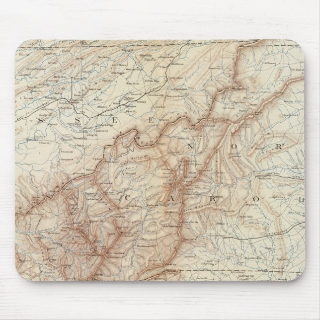 Alfombrilla De Ratón Mapa general VII (Frente)