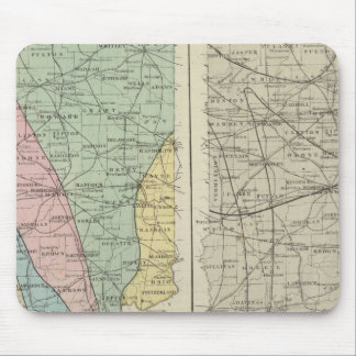 Alfombrilla De Ratón Mapa geológico de Indiana