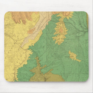 Alfombrilla De Ratón Mapa Geológico De Las Terrazas Mesozoicas