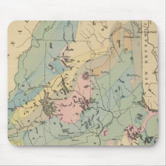 Alfombrilla De Ratón Mapa geológico de Maine