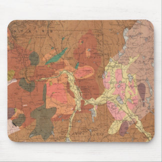 Alfombrilla De Ratón Mapa geológico de New Hampshire