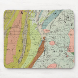 Alfombrilla De Ratón Mapa geológico de New Hampshire 3