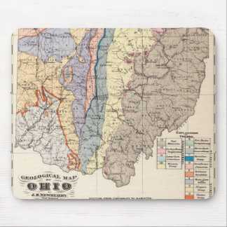Alfombrilla De Ratón Mapa geológico de Ohio