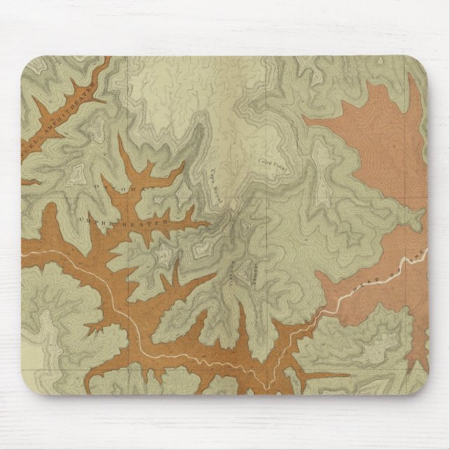 Alfombrilla De Ratón Mapa Geológico Del Sur 2 (Frente)