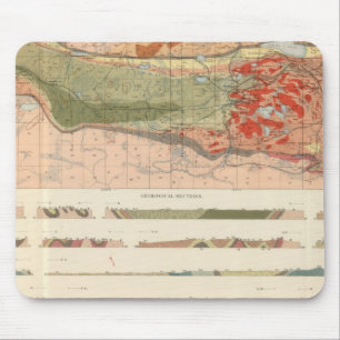 Alfombrilla De Ratón Mapa geológico general del distrito de la Marquet