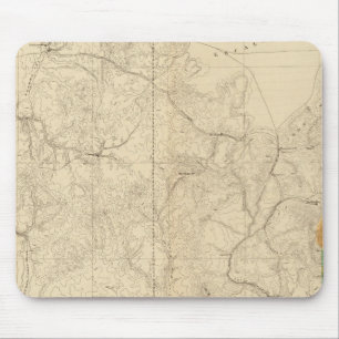 Alfombrilla De Ratón Mapa Geológico Que Muestra La Parte Sudoccidental