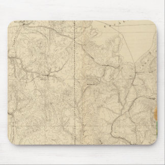 Alfombrilla De Ratón Mapa Geológico Que Muestra La Parte Sudoccidental