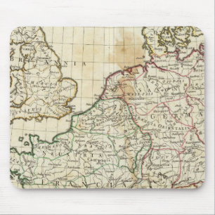 Alfombrilla De Ratón Mapa grabado de Europa