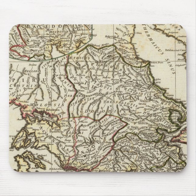 Alfombrilla De Ratón Mapa griego antiguo (Frente)